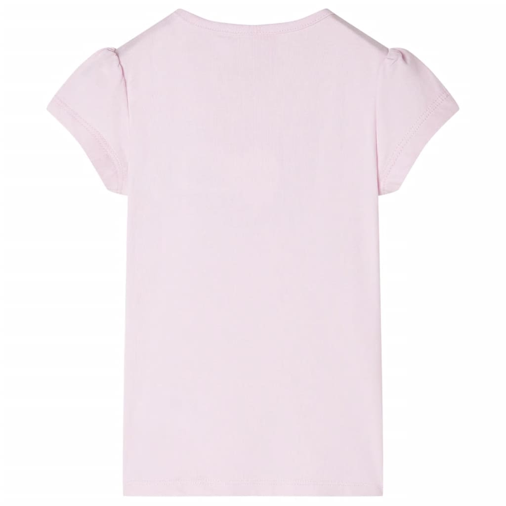 Kinder-T-Shirt mit Flügelärmeln Zartrosa 140