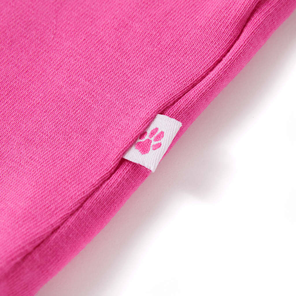 Kinder-T-Shirt mit Flügelärmeln Dunkelrosa 128