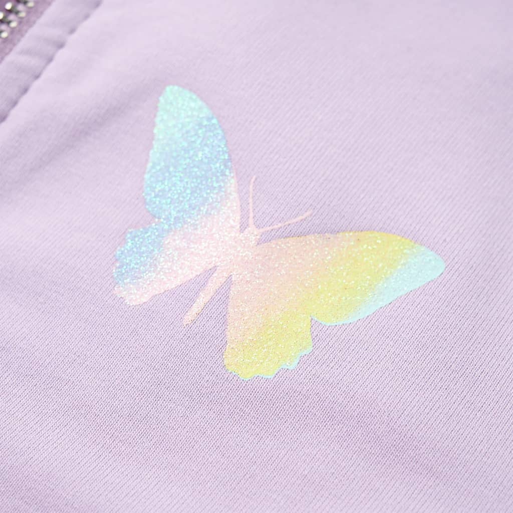 Kinder-Kapuzenpullover Lila 104