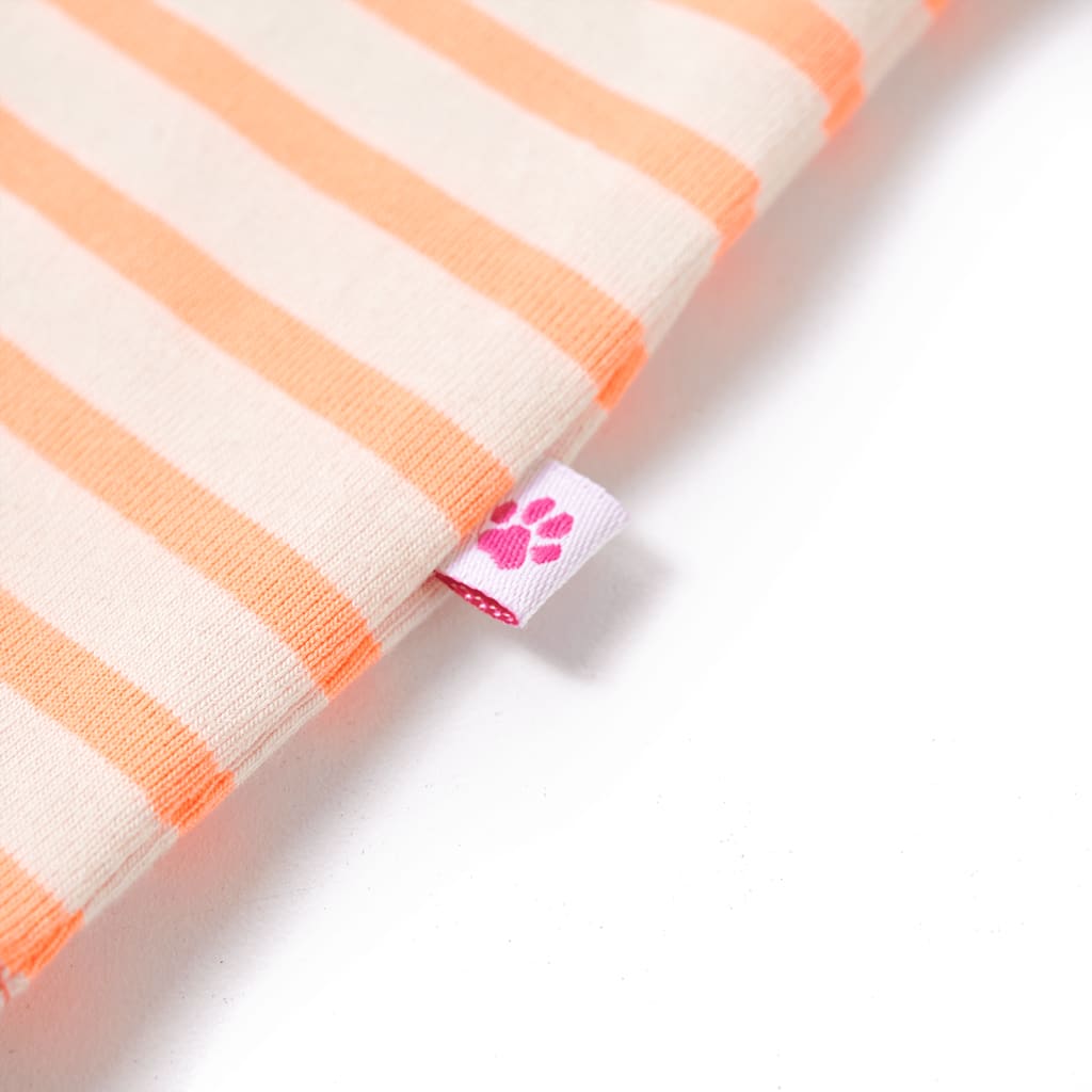 Kinder-T-Shirt Neonorange 128
