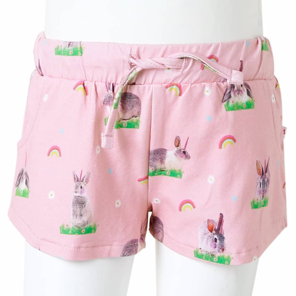 Kindershorts mit Kordelzug Hellrosa 128