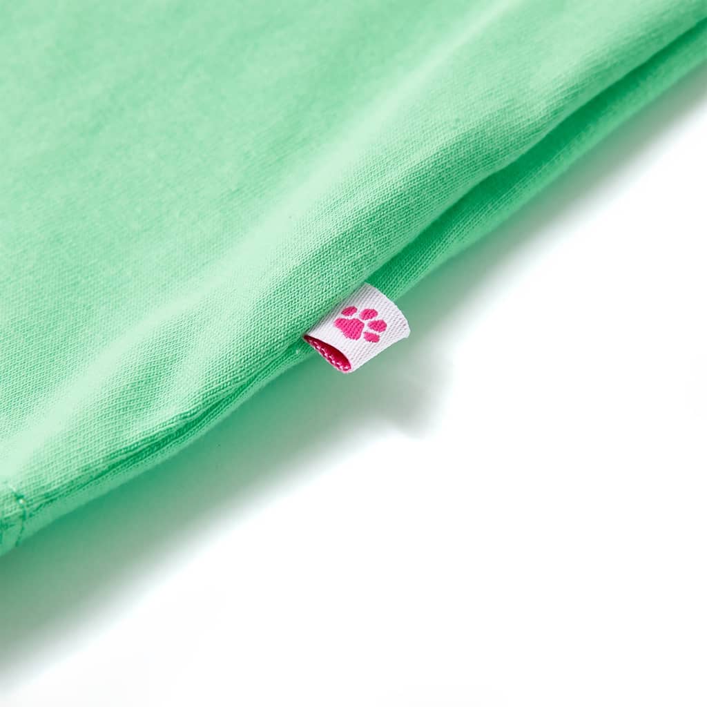 Kinder-T-Shirt Hellgrün 116