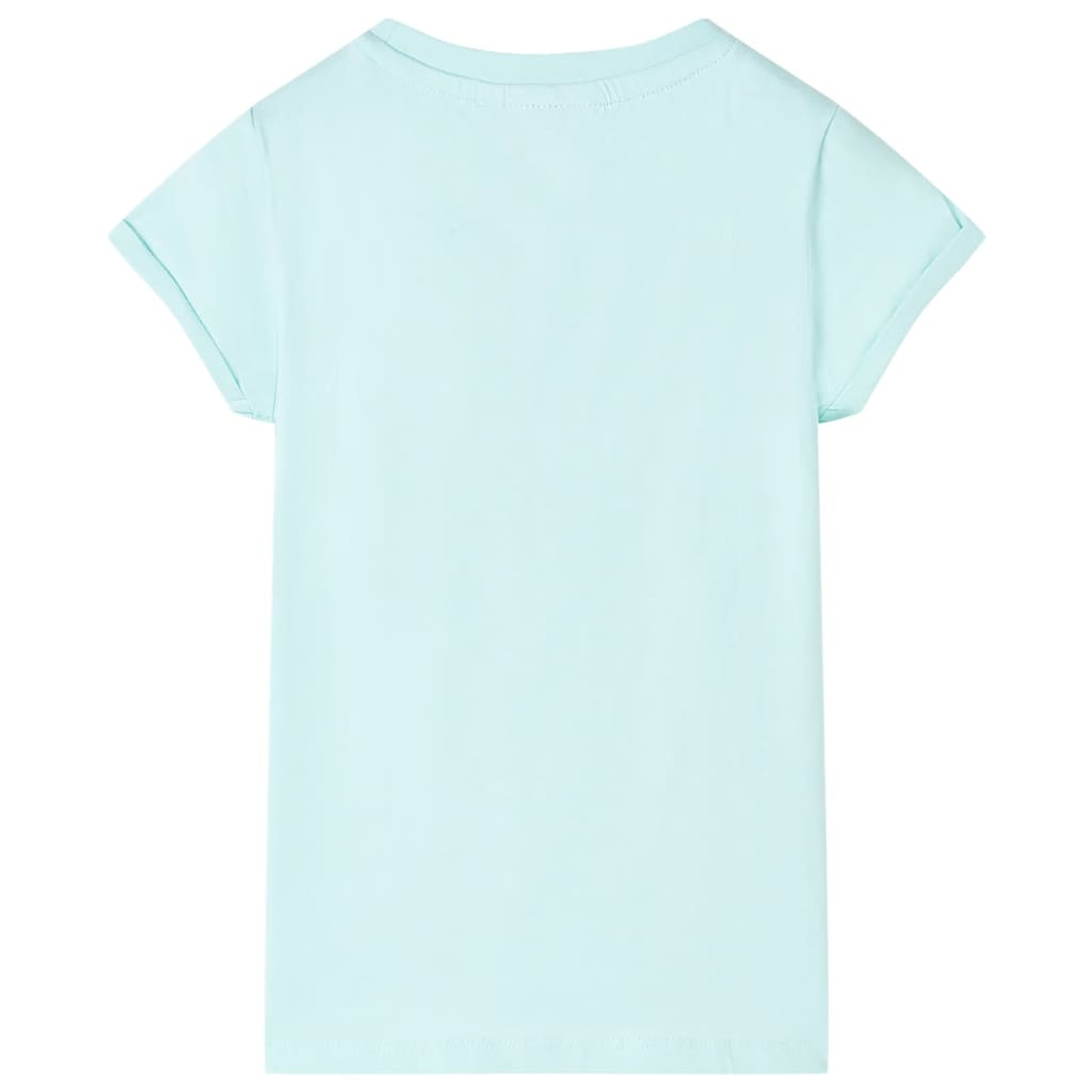 Kinder-T-Shirt Hellblau 116