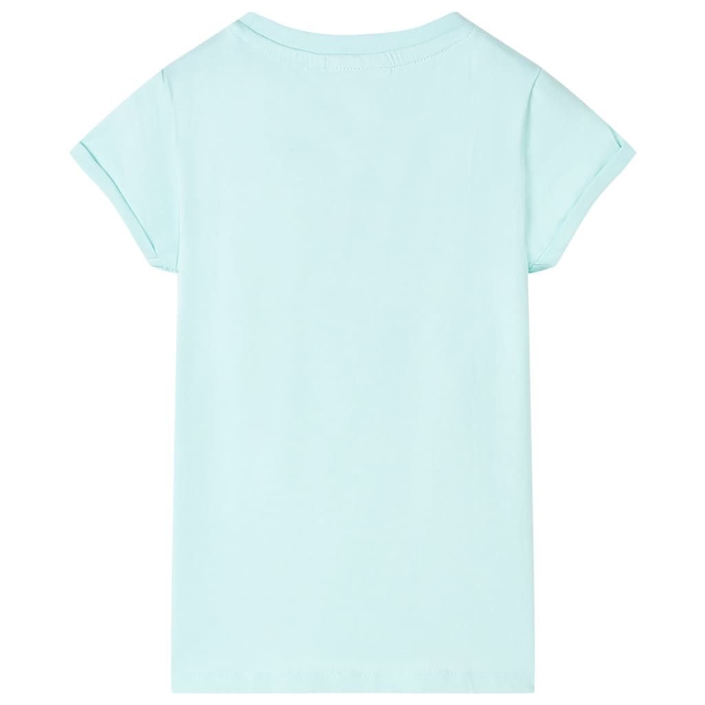 Kinder-T-Shirt Hellblau 140