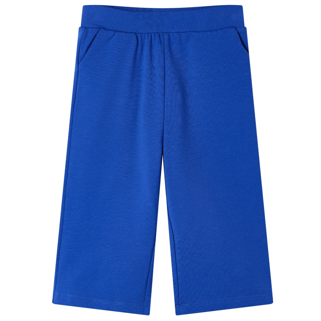 Kinderhose mit Weiten Beinen Kobaltblau 128