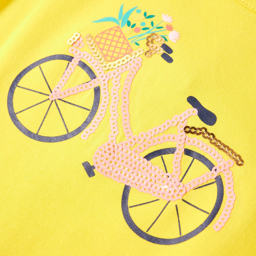 Kinder-T-Shirt Gelb 104