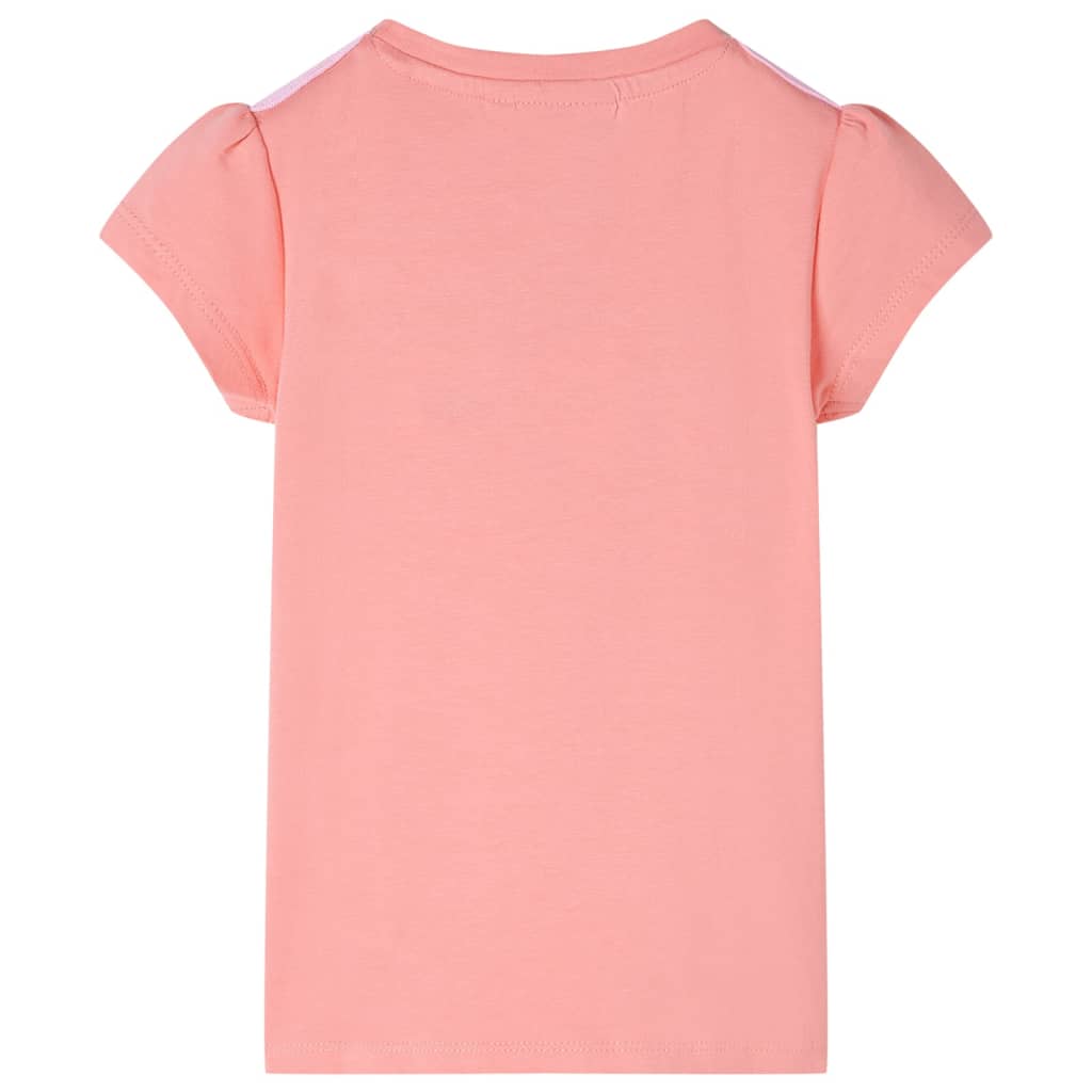 Kinder-T-Shirt Korallenrosa 104