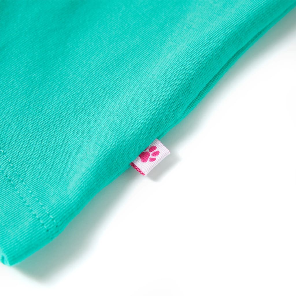 Kinder T-Shirt Minzgrün 116