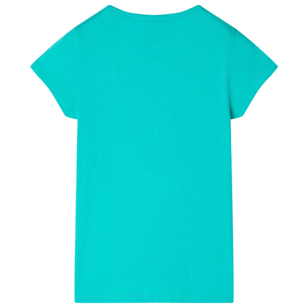 Kinder T-Shirt Minzgrün 128