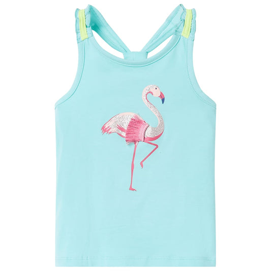 Kinder-Tanktop Helles Minzgrün 116
