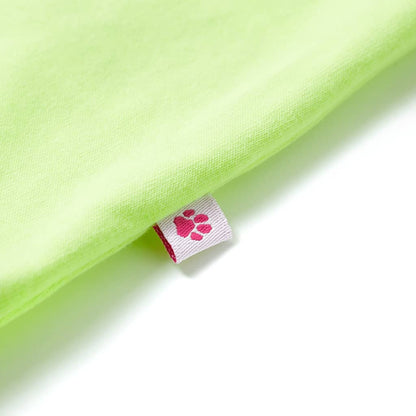 Kinder-T-Shirt Neongelb 116