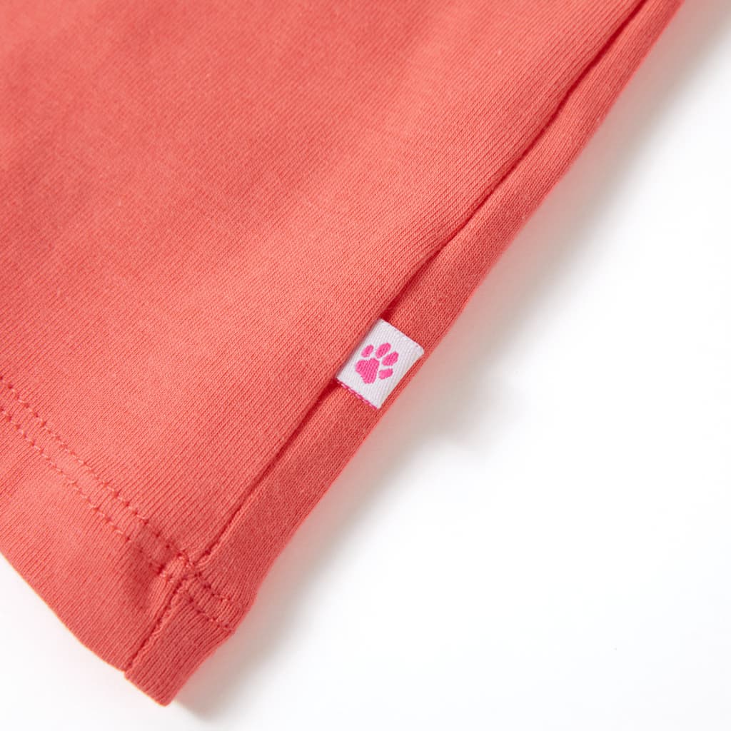 Kinder-T-Shirt Korallenrosa 128