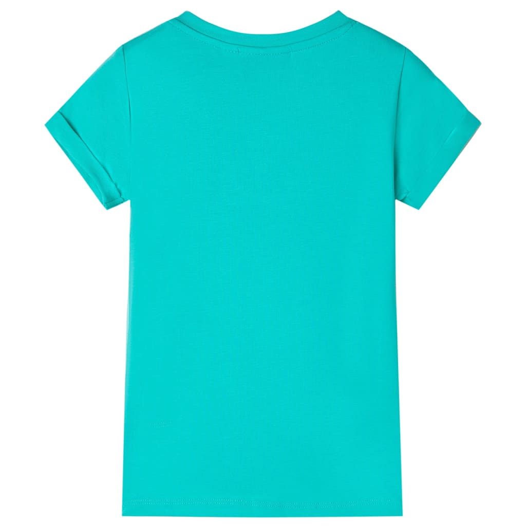 Kinder-T-Shirt Minzgrün 116