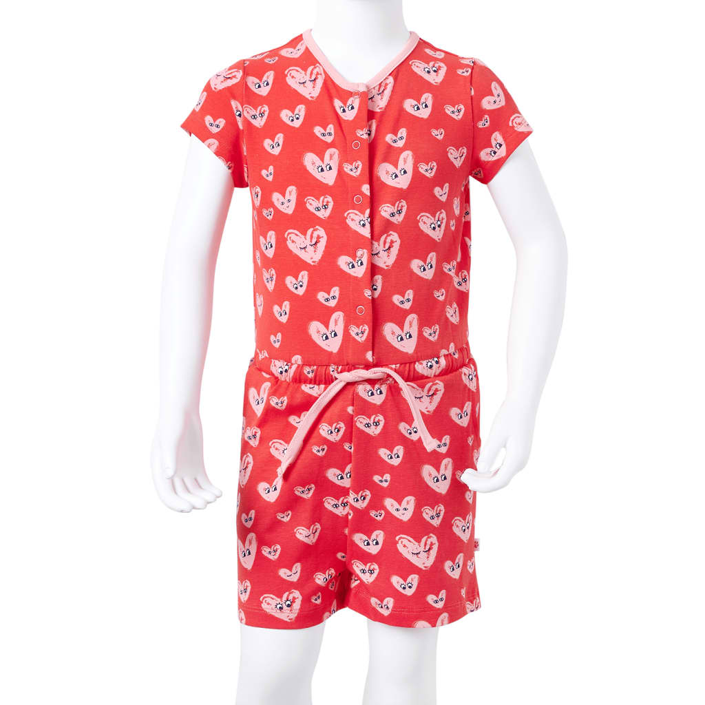 Kinder-Spielanzug Rot 128