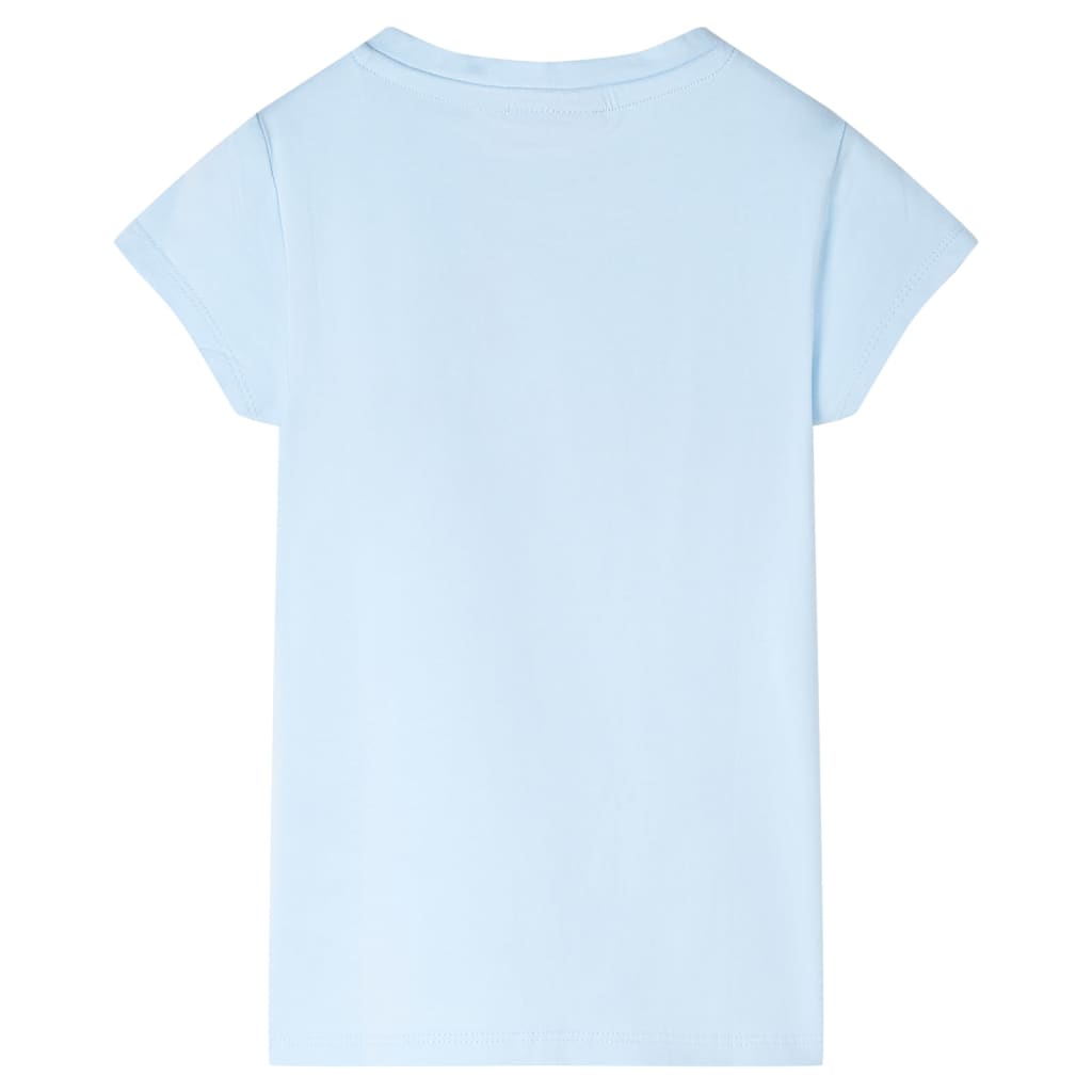 Kinder-T-Shirt Hellblau 128