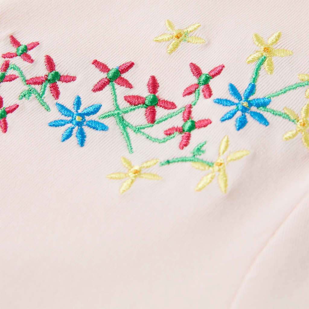Kinder-T-Shirt Zartrosa 116