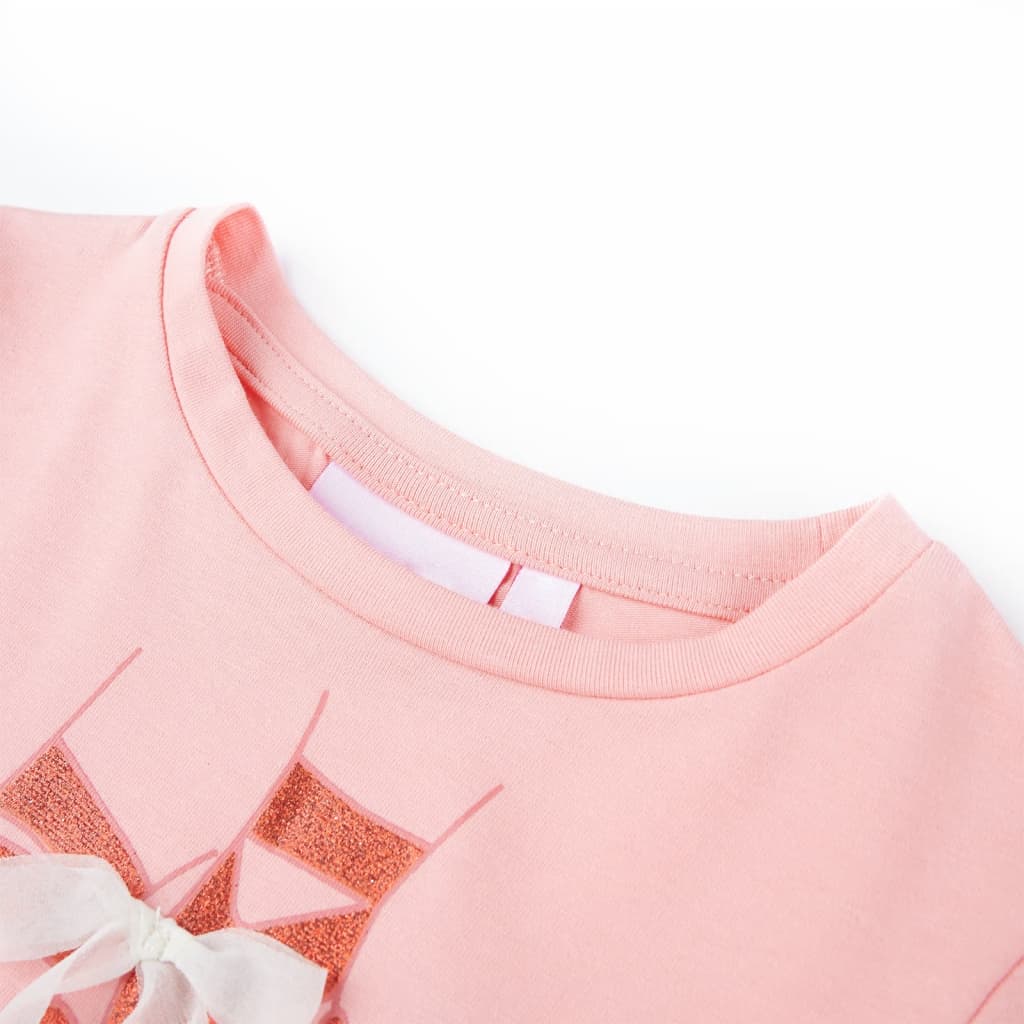 Kinder-T-Shirt Rosa 128
