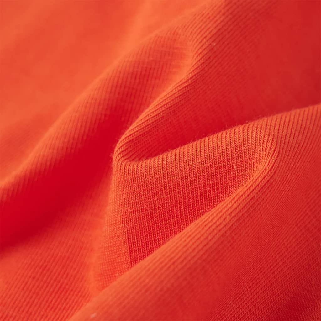 Kinder-T-Shirt Dunkelorange 116