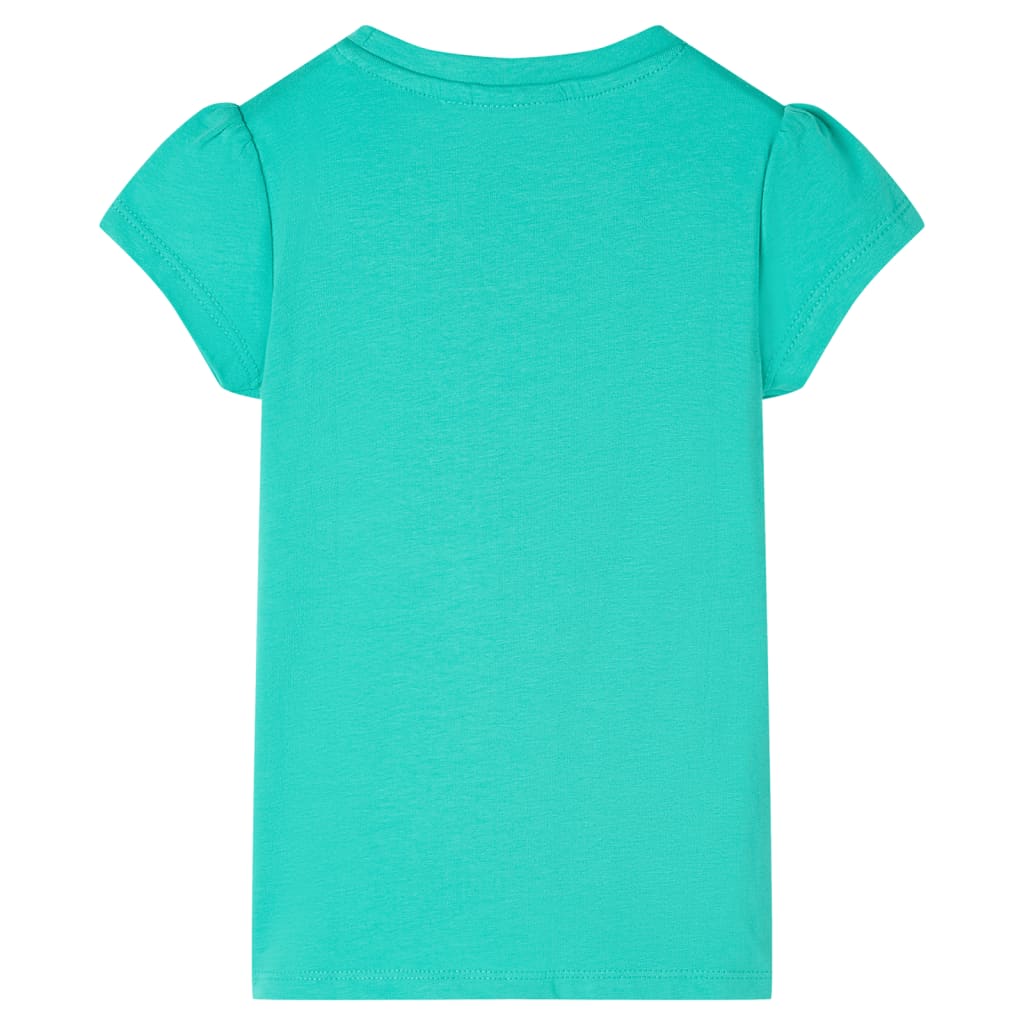 Kinder-T-Shirt Minzgrün 92