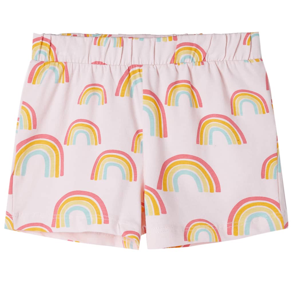 Kinderpyjama mit Kurzen Ärmeln Zartrosa 92