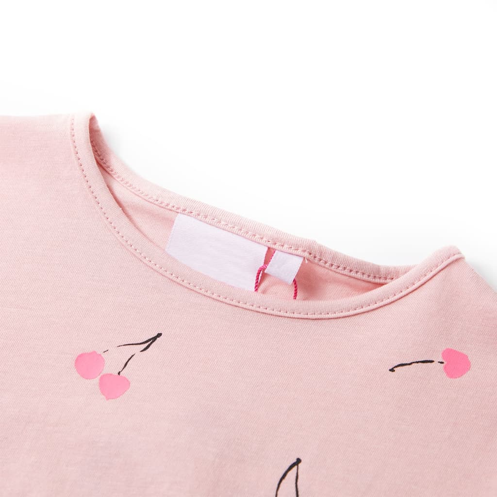 Kinder-T-Shirt Hellrosa 128