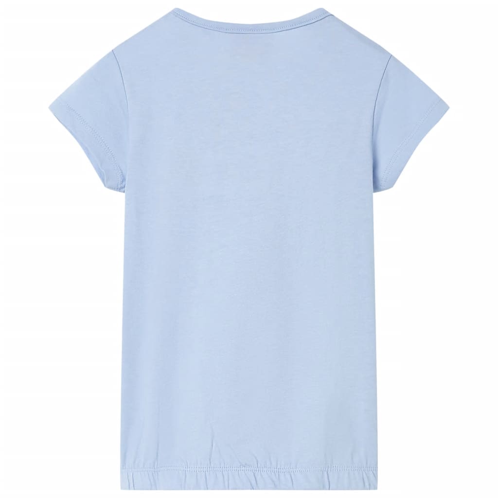 Kinder-T-Shirt Blau 128