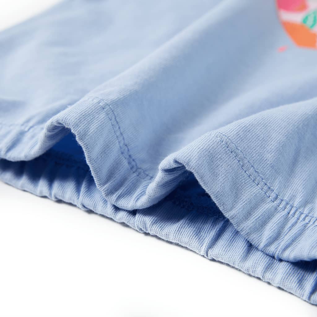 Kinder-T-Shirt Blau 128