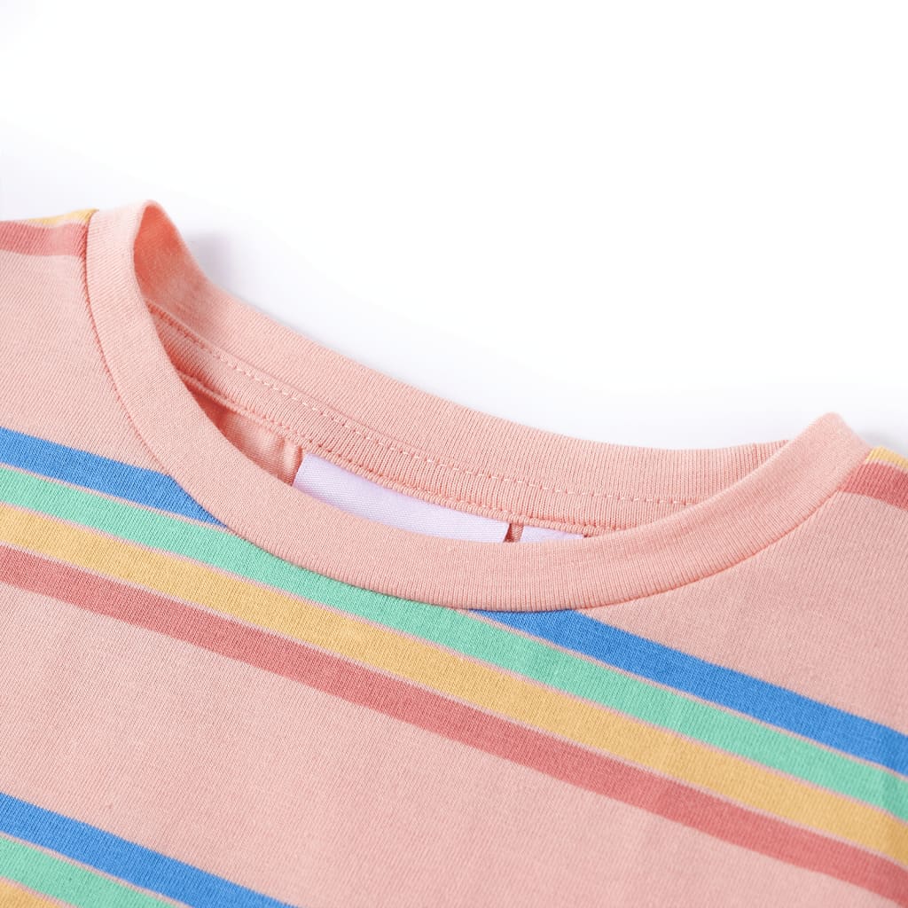 Kinder-T-Shirt Pfirsichrosa 128