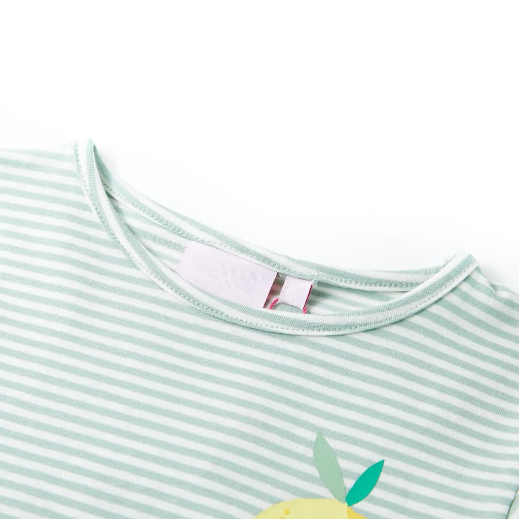 Kinder-T-Shirt Minzgrün 92