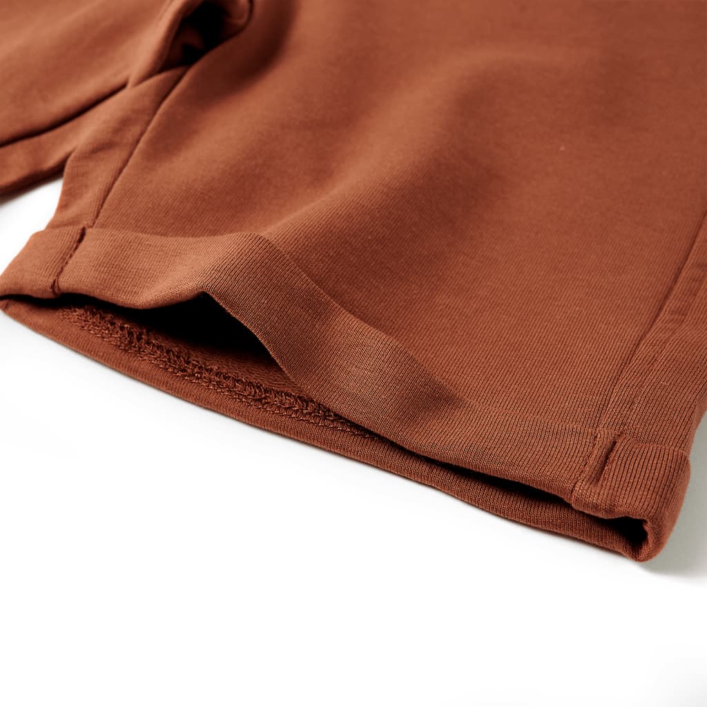 Kindershorts mit Kordelzug Braun 128