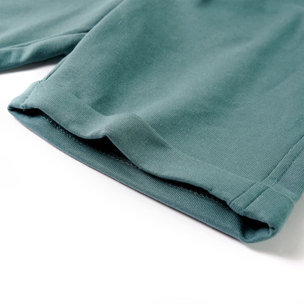 Kindershorts mit Kordelzug Petrolblau 140