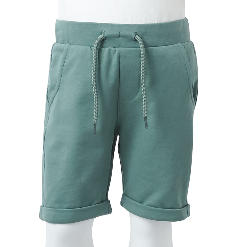 Kindershorts mit Kordelzug Petrolblau 140