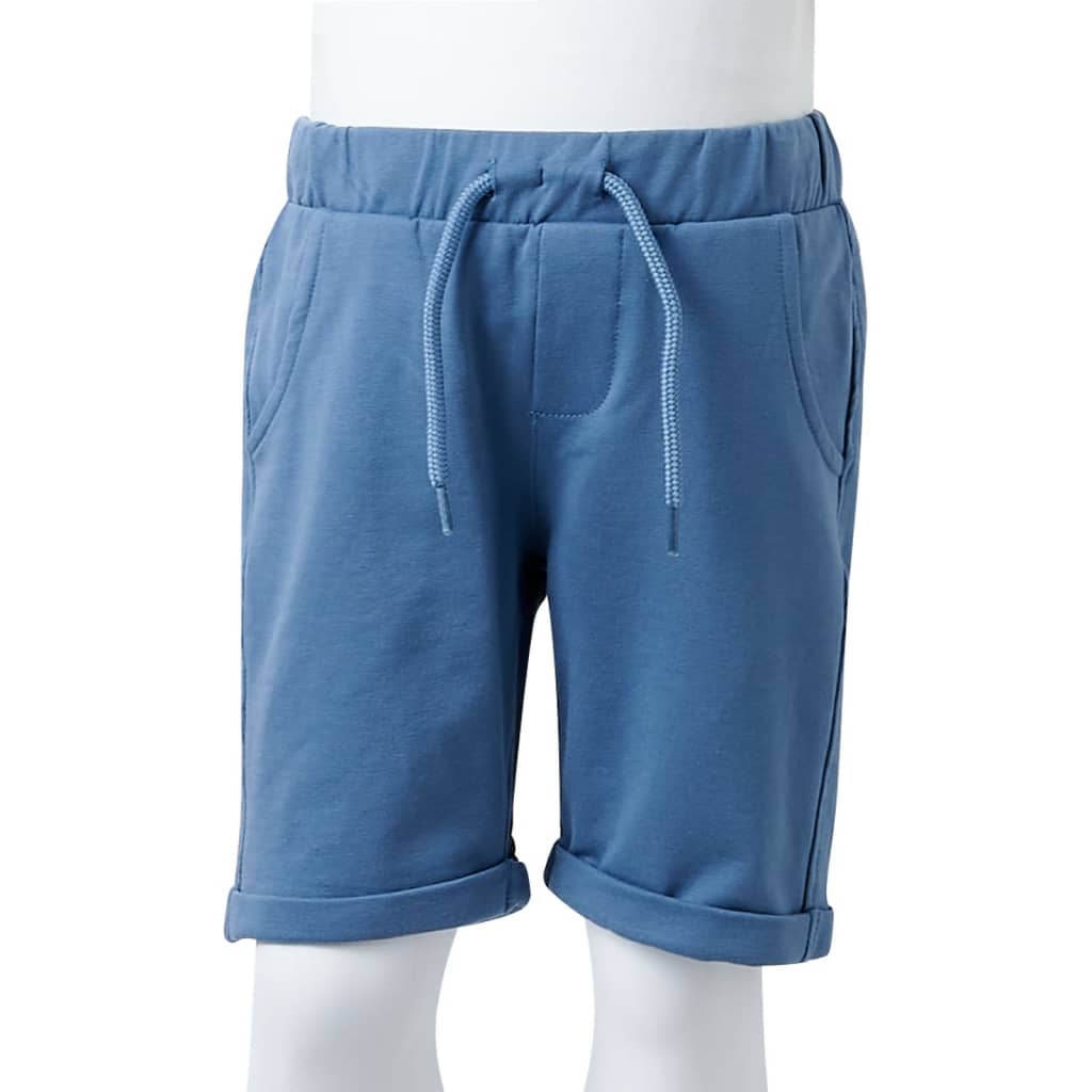 Kindershorts mit Kordelzug Dunkelblau 128