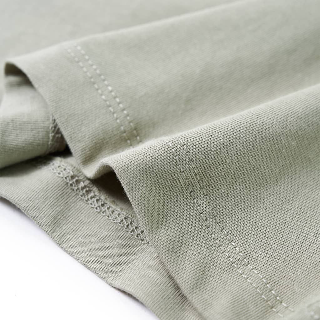 Kinder-T-Shirt Helles Khaki 92