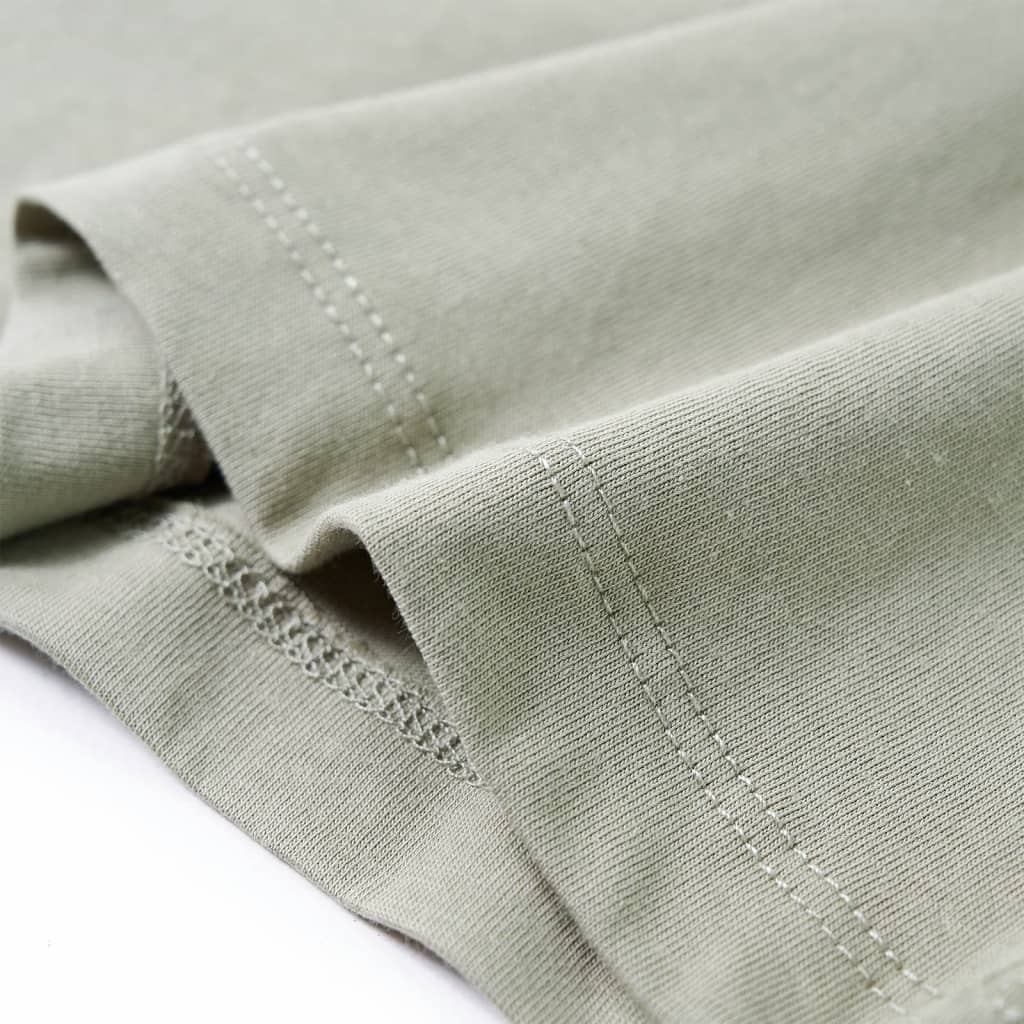 Kinder-T-Shirt Helles Khaki 128
