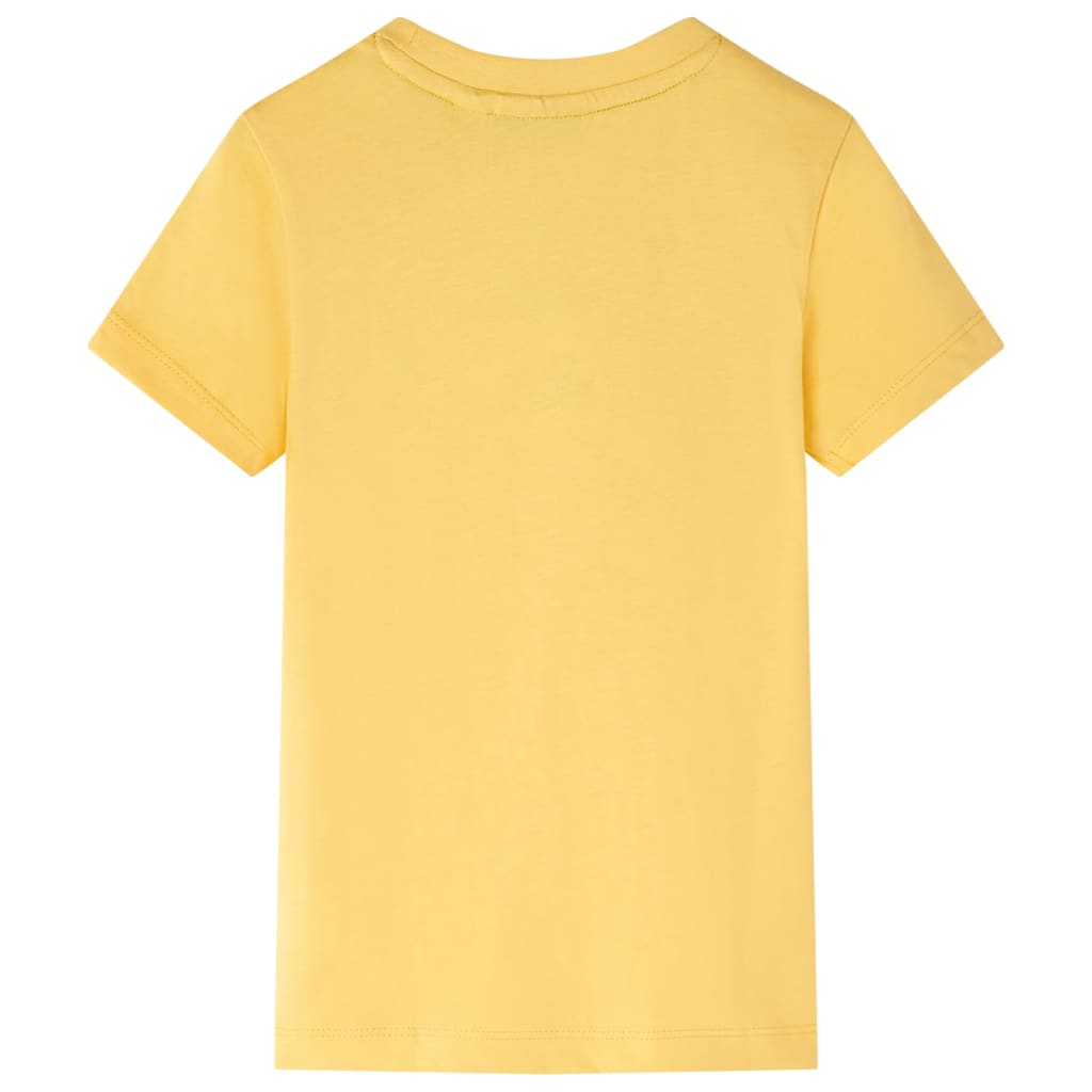Kinder-T-Shirt Helles Ocker 104