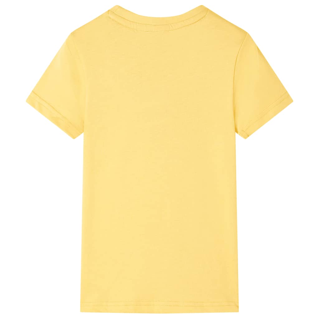 Kinder-T-Shirt Helles Ocker 104