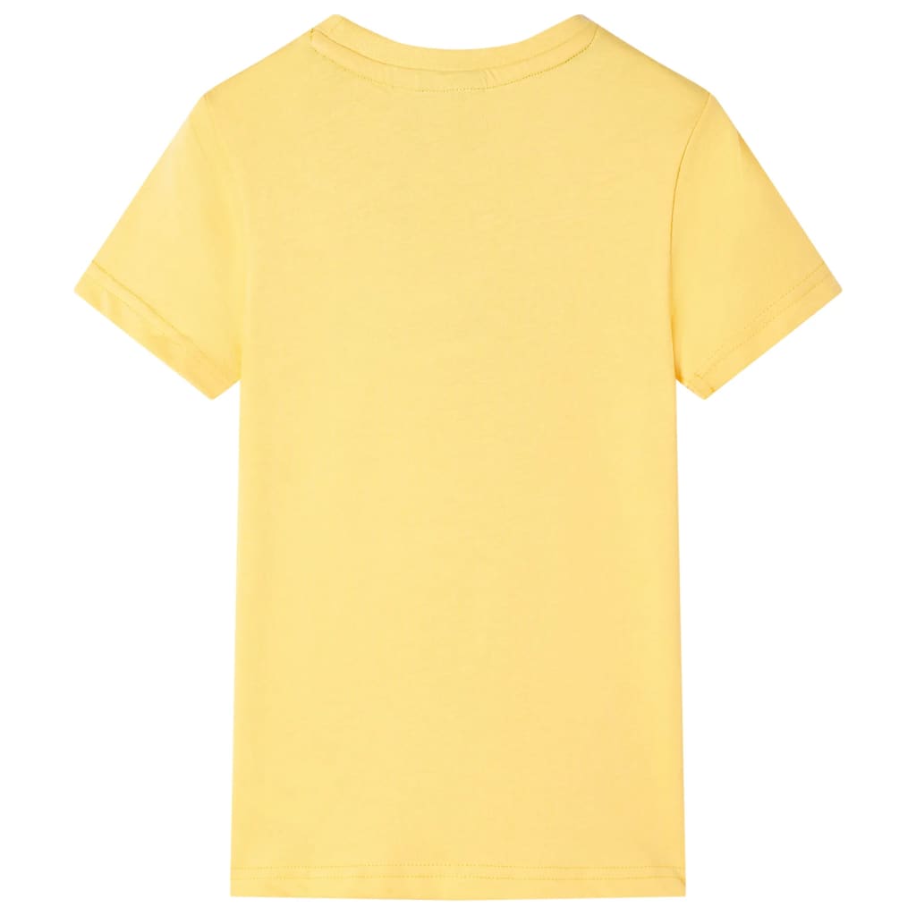 Kinder-T-Shirt Helles Ocker 140