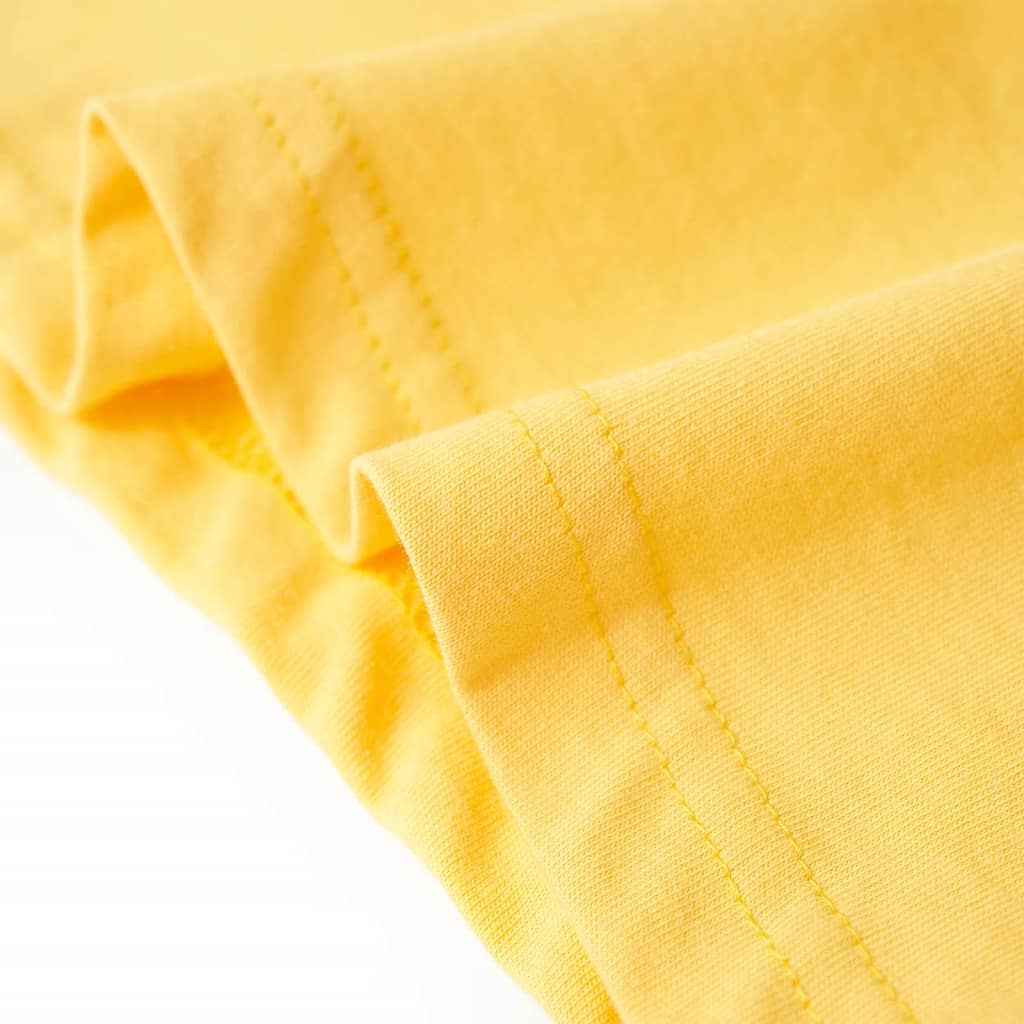 Kinder-T-Shirt Helles Ocker 140