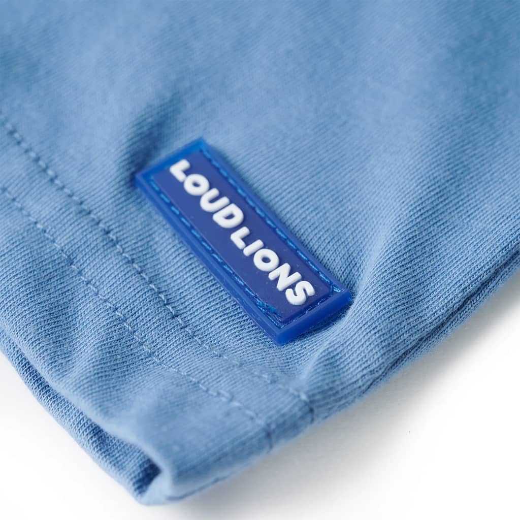 Kinder-T-Shirt Mittelblau 104