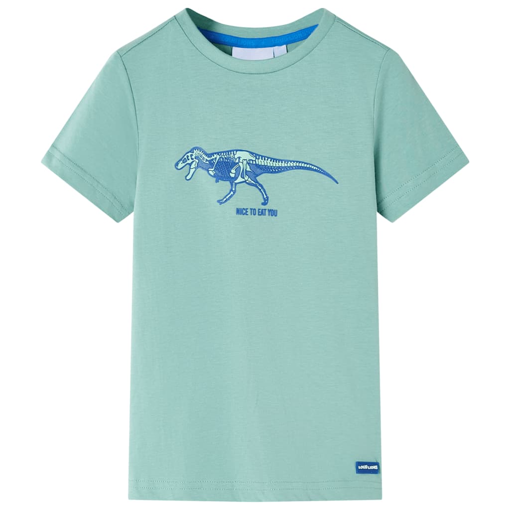 Kinder-T-Shirt Helles Khaki 104