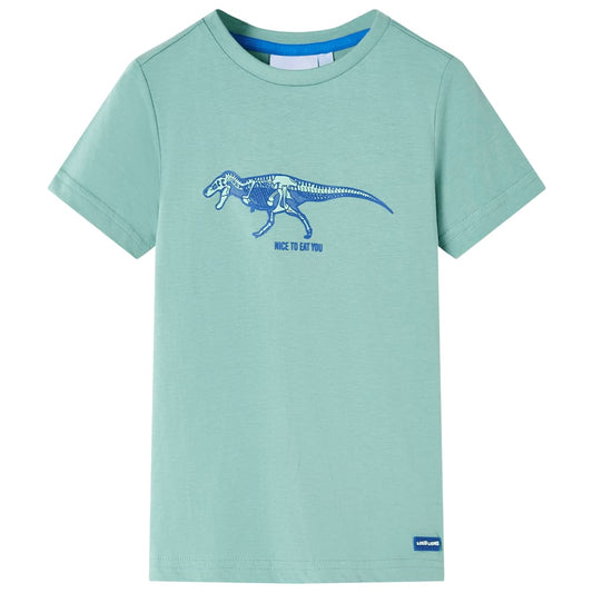 Kinder-T-Shirt Helles Khaki 104