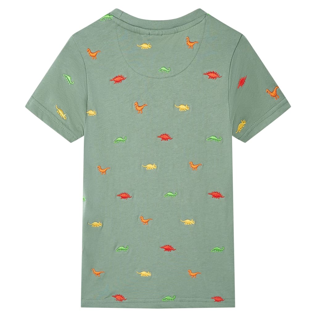 Kinder-Kurzarmshirt Khaki 104