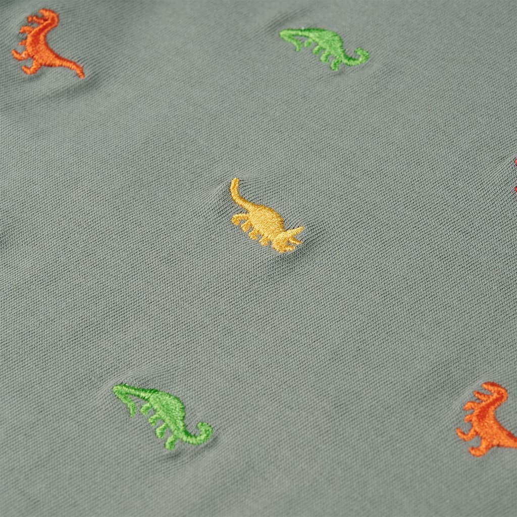 Kinder-Kurzarmshirt Khaki 104