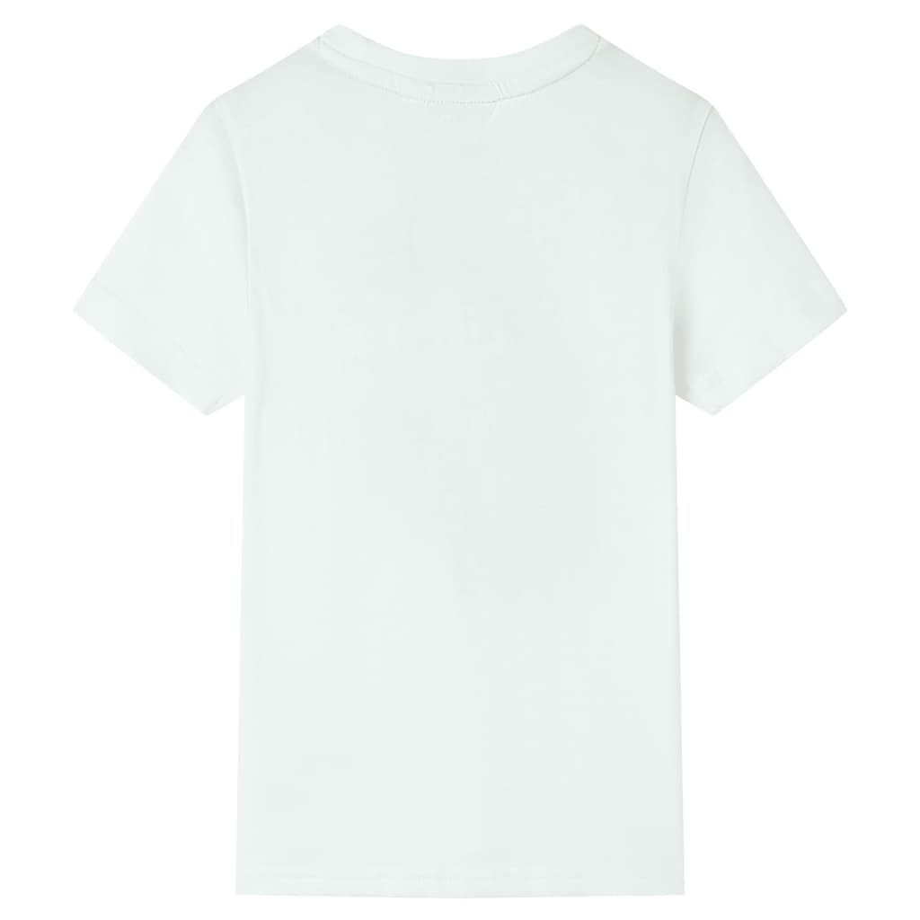 Kinder-Kurzarmshirt Ecru 92