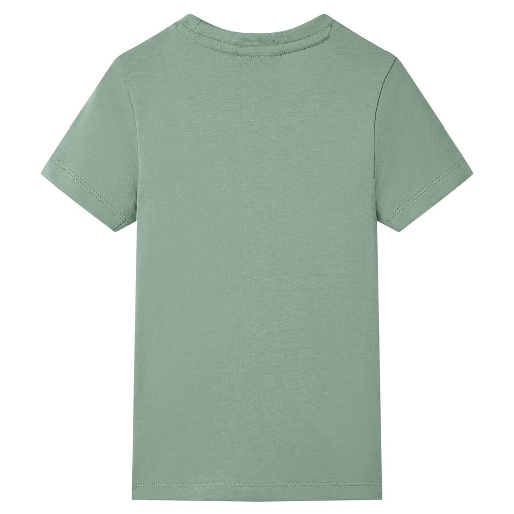 Kinder-Kurzarmshirt Khaki 104