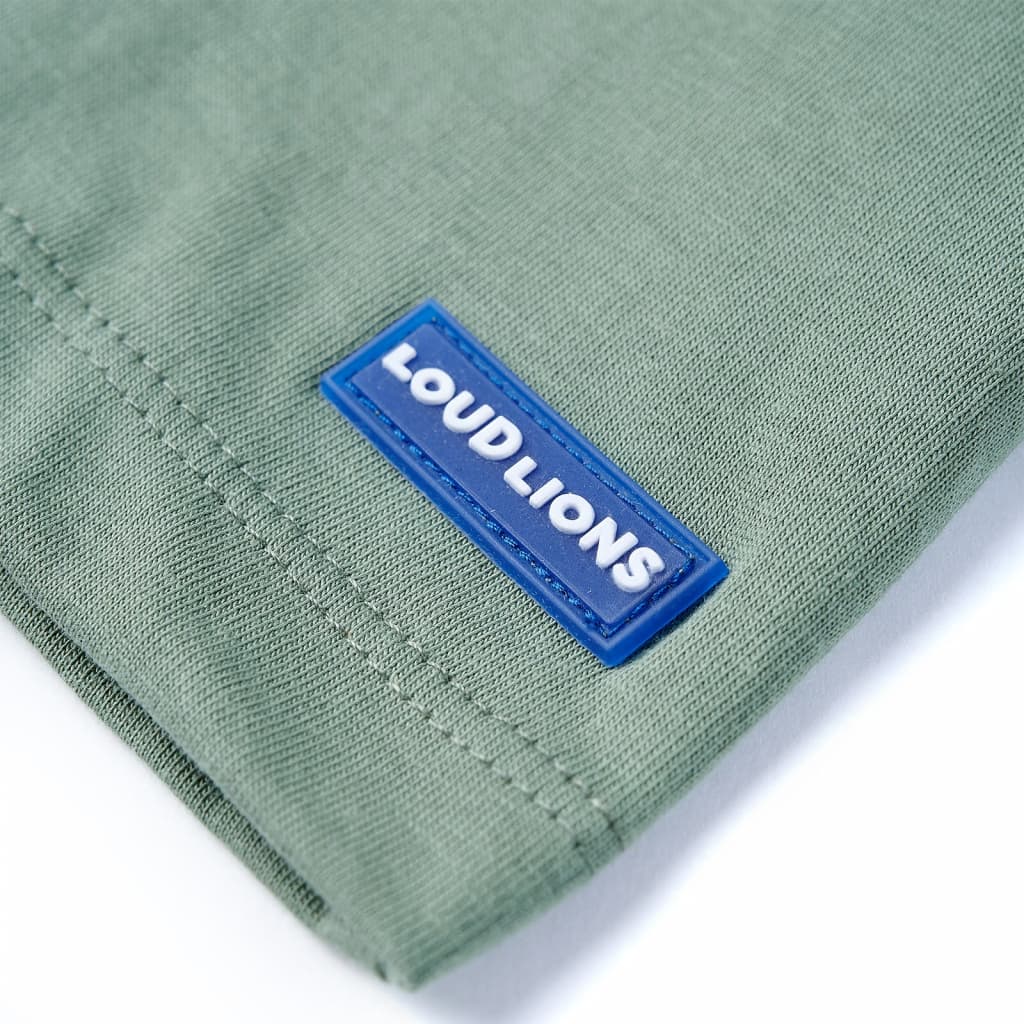 Kinder-Kurzarmshirt Khaki 104