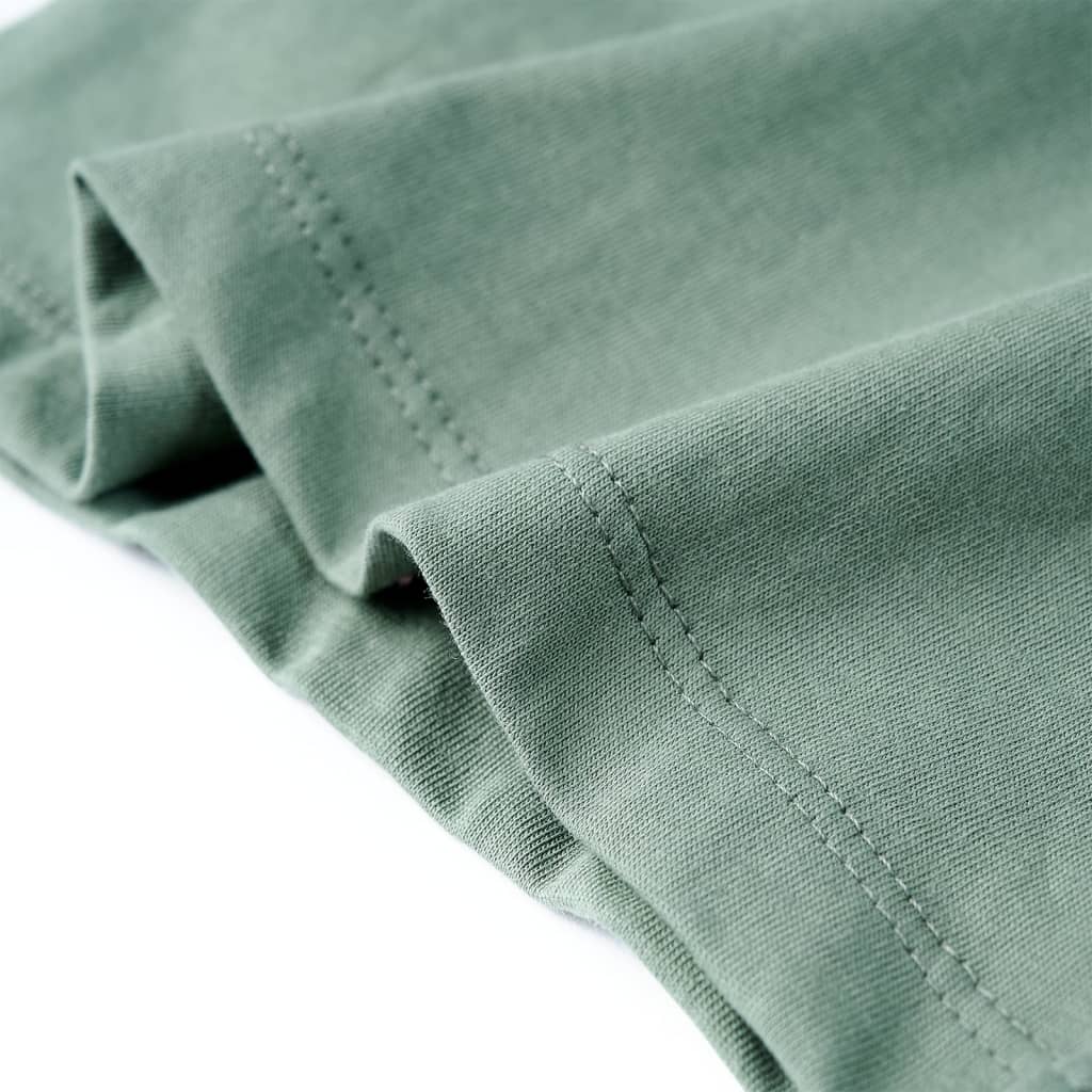 Kinder-Kurzarmshirt Khaki 128