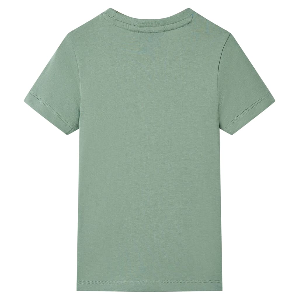 Kinder-Kurzarmshirt Khaki 140