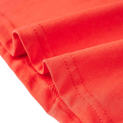 Kinder-Kurzarmshirt Rot 140